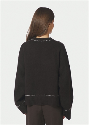Roeme stitch strik Dark Brown Neo Noir